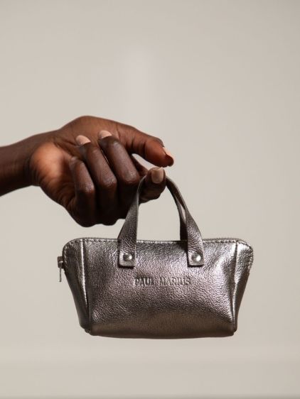 Gold Leather Purse MonPremier Paul Marius Bronze PAUL MARIUS
