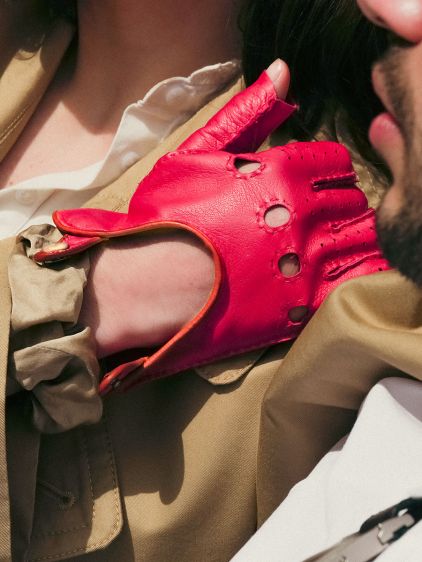 Womens online pink mittens