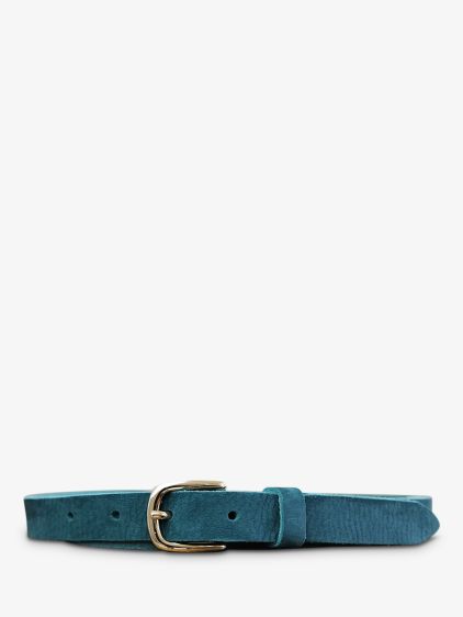 LaCeinture Magnifique Nubuck - 20mm - Pool Blue