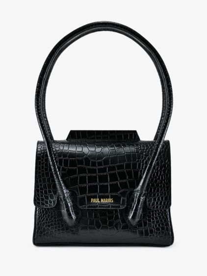 Colette S Alligator - Jet Black