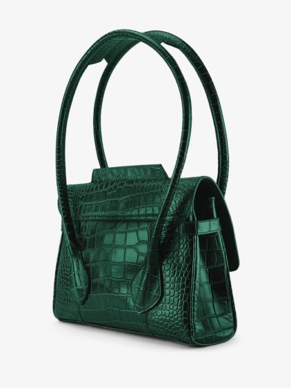 Colette S Alligator - Malachite