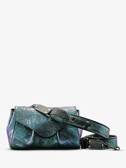paulmarius leather shoulder bag Blue Suzon M Egyptian Blue PAUL MARIUS