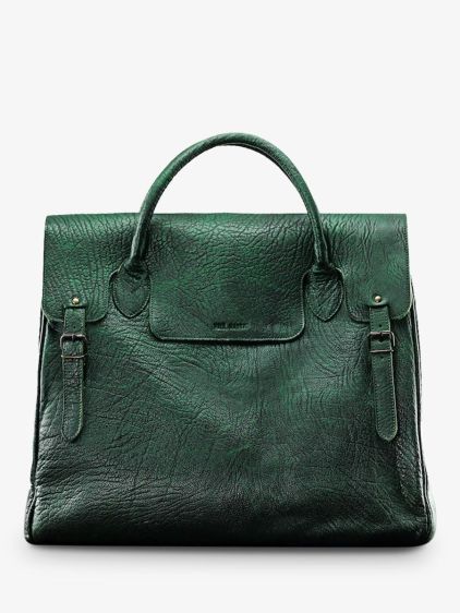big leather travel bag for men Red Rouen Delhi Dark Red PAUL