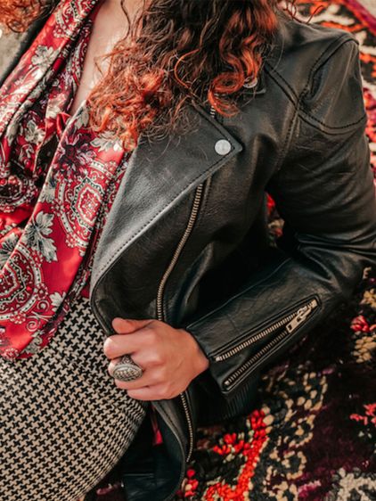 leather women jacket perfecto Black LePerfecto Black PAUL MARIUS