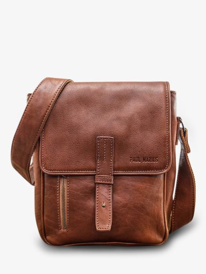 shoulder bags for men Brown L Aventurier Oil Brown PAUL MARIUS