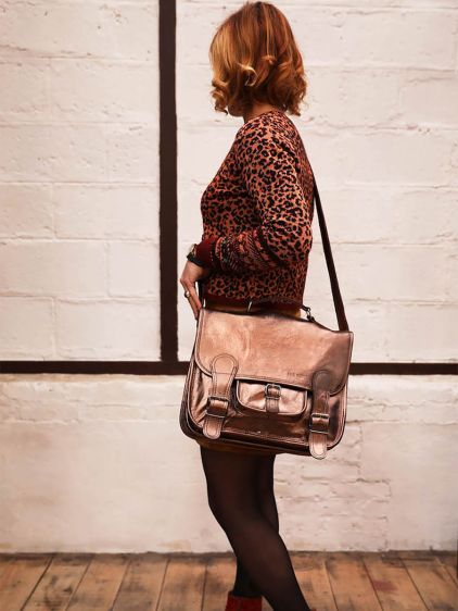 Leather Schoolbags Document holders for women PAUL MARIUS
