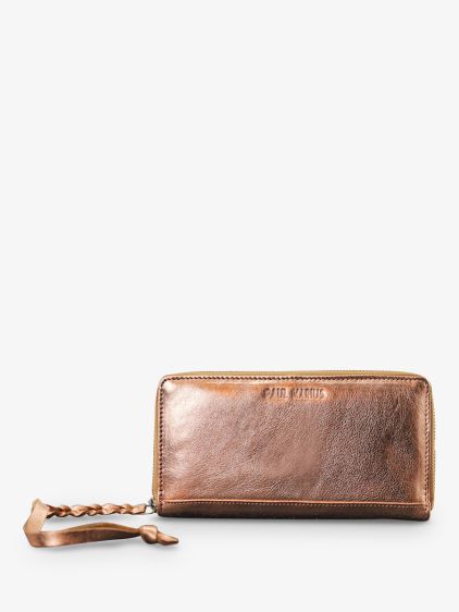 leather wallet woman Green LePortefeuille Charlotte Absinthe PAUL MARIUS