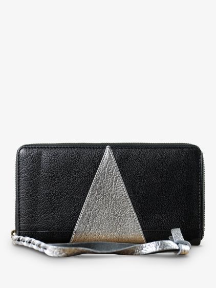 leather wallet woman - LePortefeuille Charlotte - Byzance