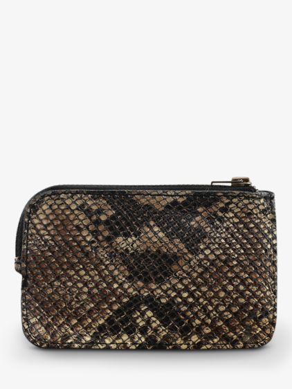 LePorte-monnaie AUGUSTIN Python - Black