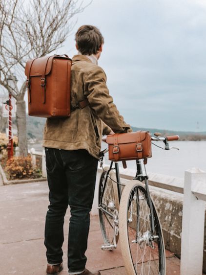 Marelle vintage leather backpack Louis Vuitton Brown in Leather - 29407851