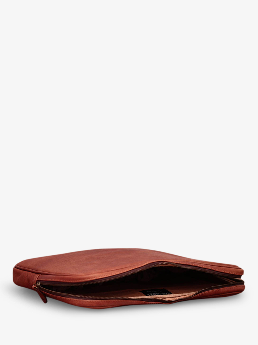 computer sleeve Brown Housse Ordinateur 15 pouces Light Brown PAUL MARIUS