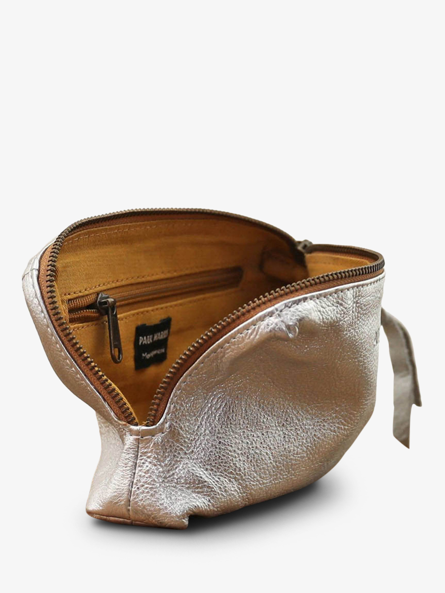toiletry bag for women Silver Adele Silver PAUL MARIUS
