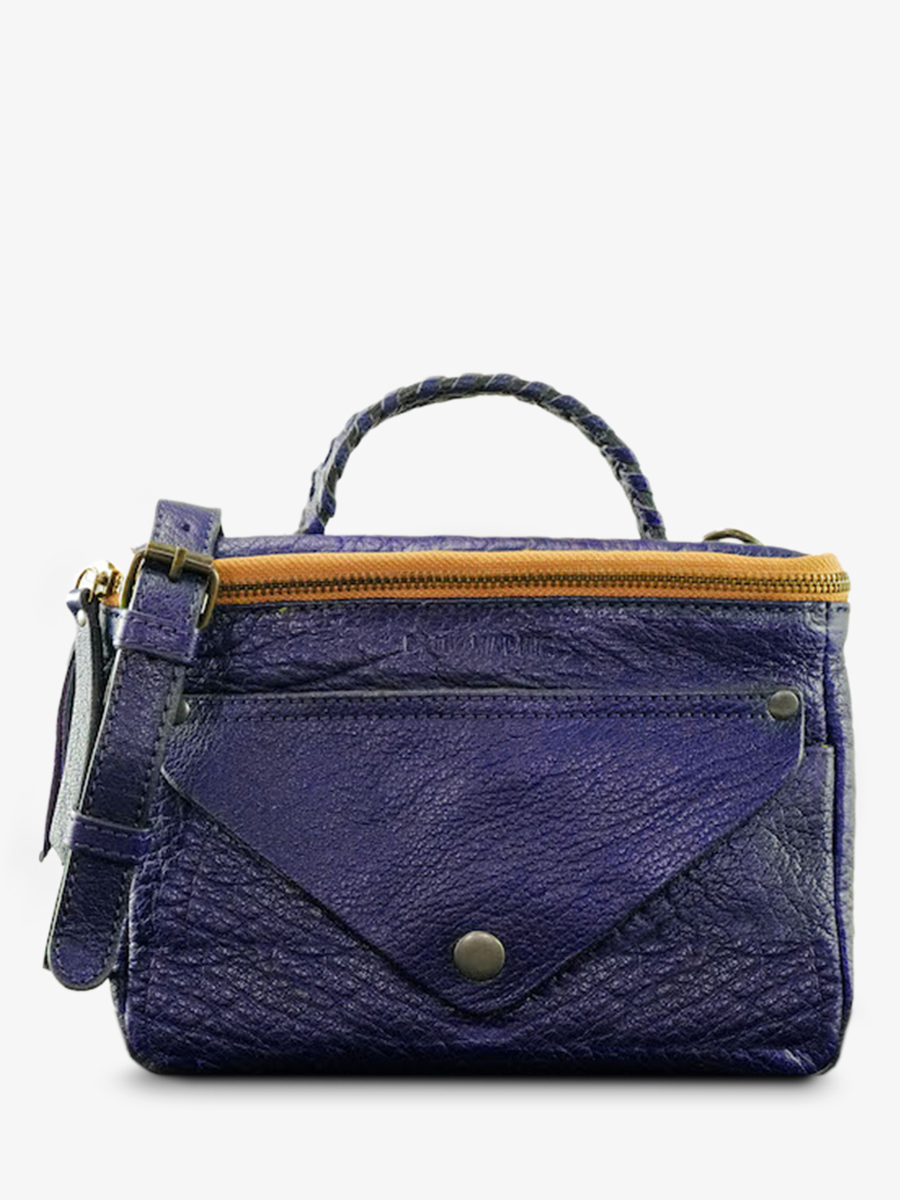 leather-shoulder-bag-for-woman-blue-front-view-picture-legavroche-reedition-egyptian-blue-paul-marius-3760125348926