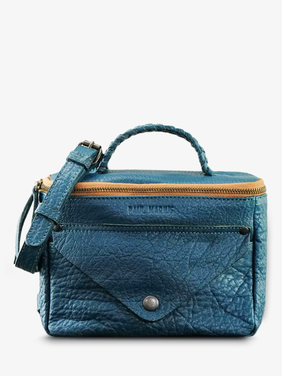 leather-shoulder-bag-for-woman-blue-front-view-picture-legavroche-reedition-pool-blue-paul-marius-3760125348896