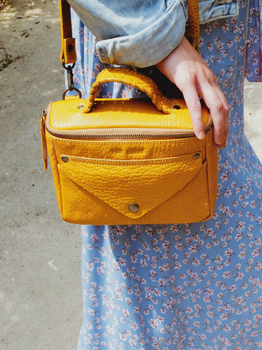 leather-shoulder-bag-for-woman-yellow-matter-texture-legavroche-reedition-saffron-paul-marius-3760125348902