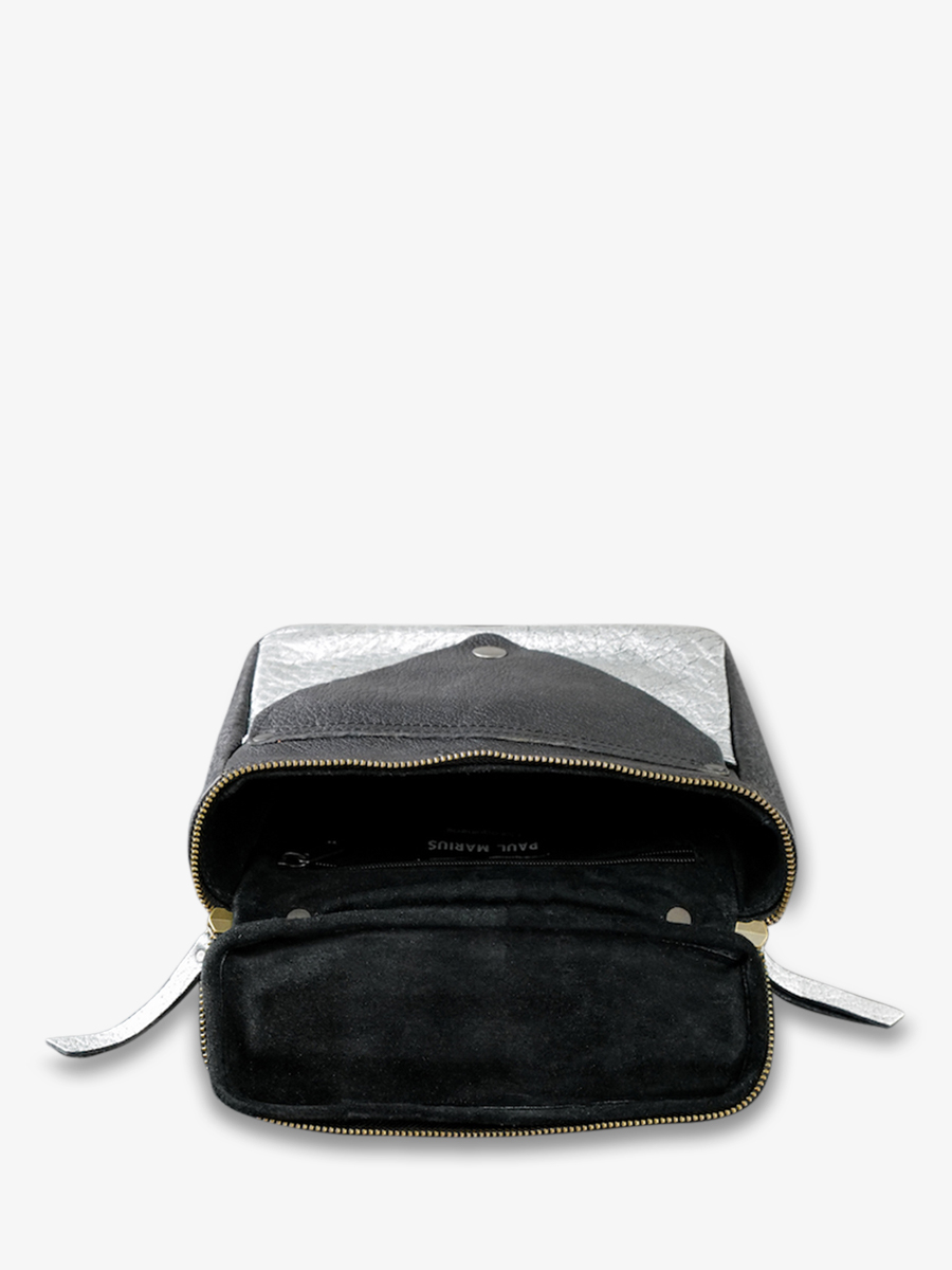 leather-shoulder-bag-for-woman-silver-black-interior-view-picture-legavroche-reedition-silver-black-paul-marius-3760125348810