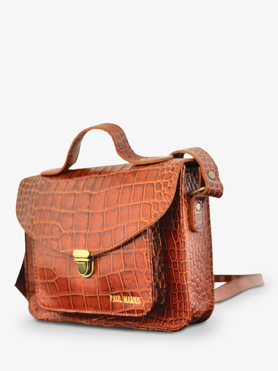 Crocodile messenger hotsell bag