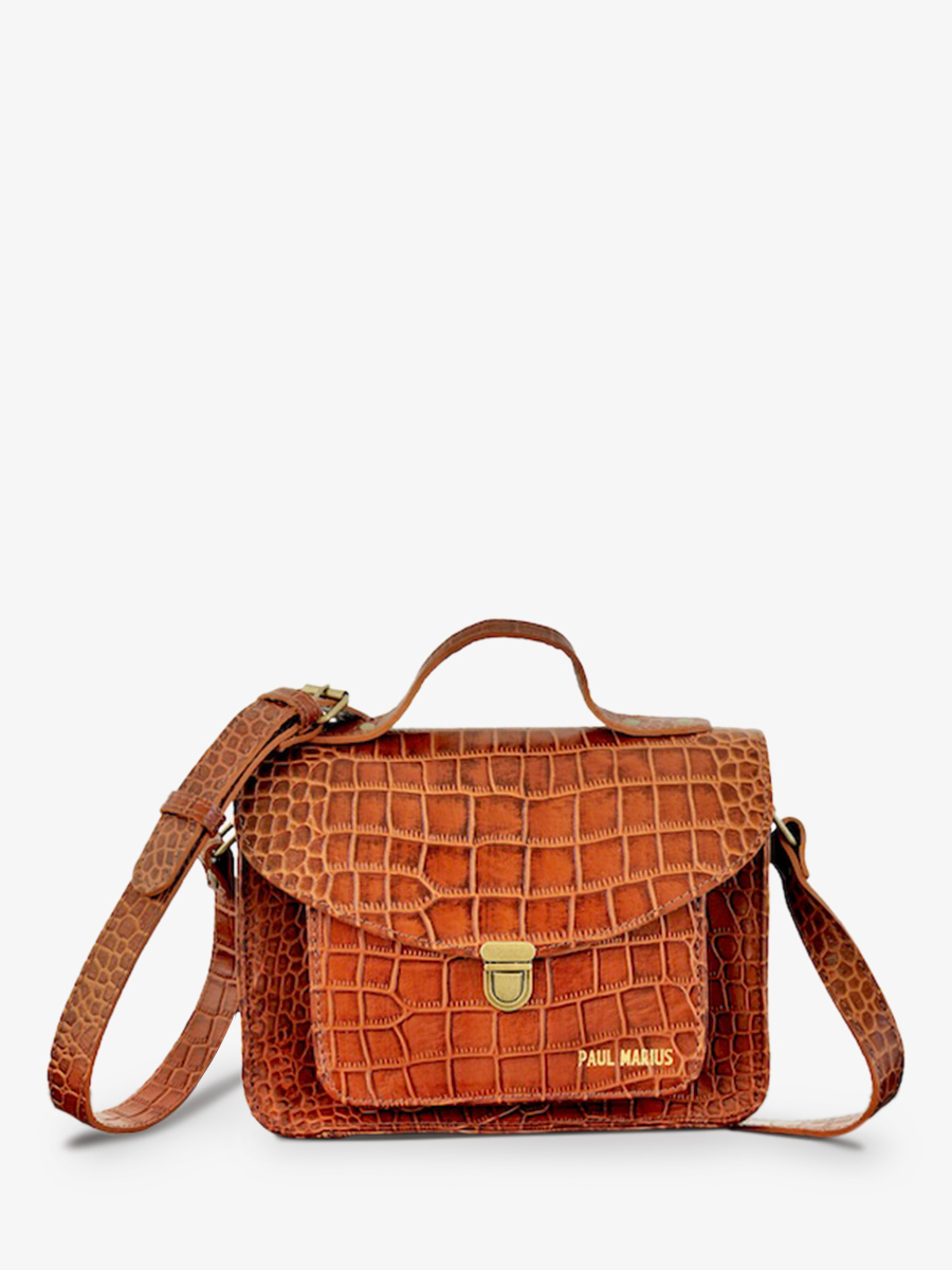 leather-hand-bag-for-woman-brown-front-view-picture-mademoiselle-george-alligator-cocktail-amber-paul-marius-3760125355689