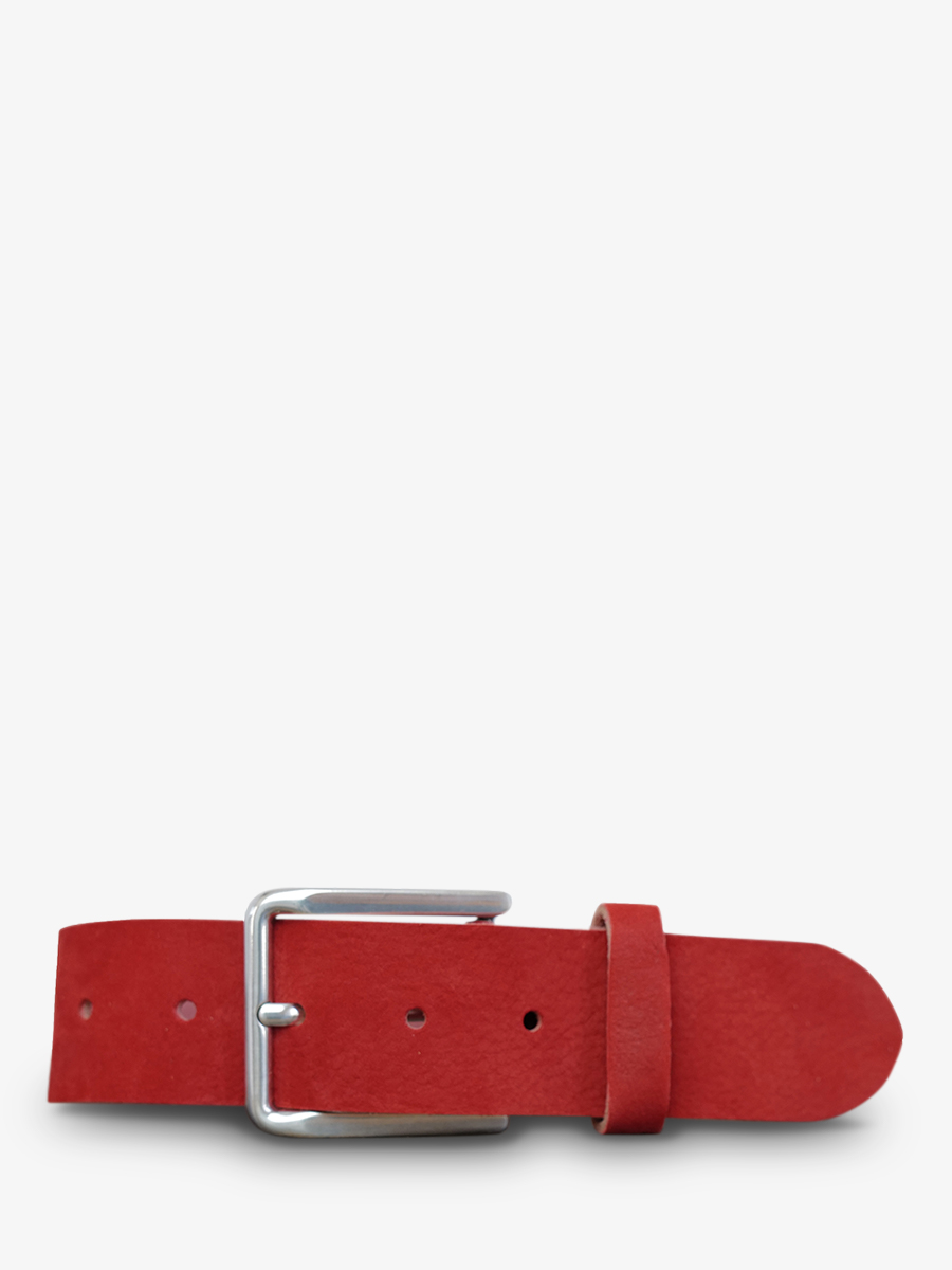 leather-belt-red-front-view-picture-laceinture-magnifique-nubuck--40mm-carmine-red-paul-marius-3760125343327