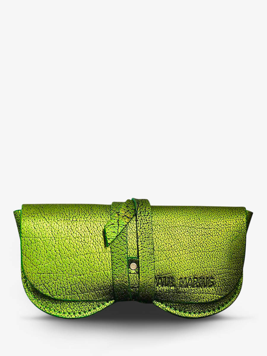 glasses-case-leather-green-front-view-picture-letui-a-lunettes-absinthe-paul-marius-3760125353807