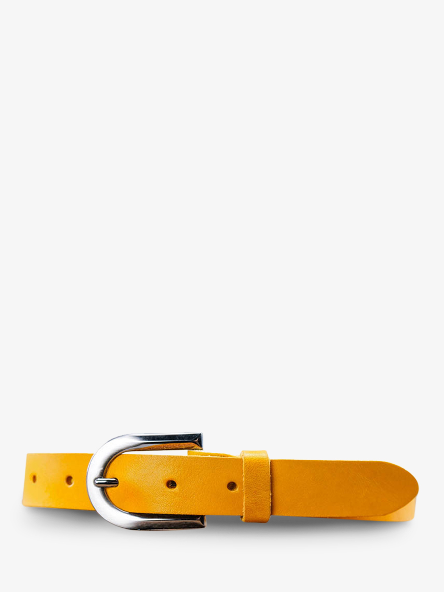 leather-belt-yellow-front-view-picture-laceinture-magnifique--25mm-saffron-paul-marius-3760125342627
