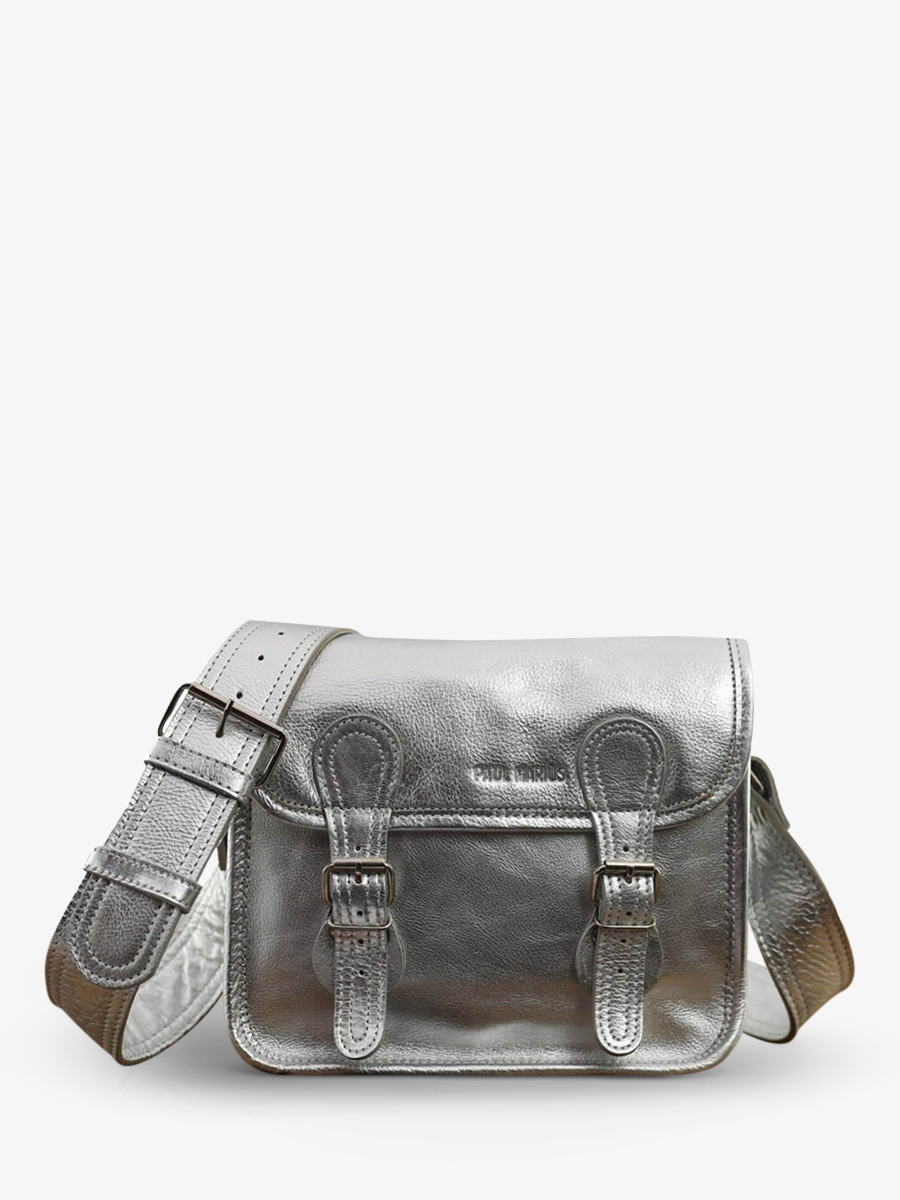 shoulder-bags-for-women-silver-front-view-picture-lasacoche--s-silver-paul-marius-3760125335148