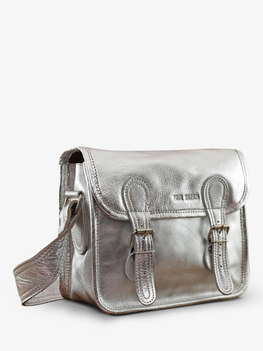 shoulder-bags-for-women-silver-side-view-picture-lasacoche--s-silver-paul-marius-3760125335148