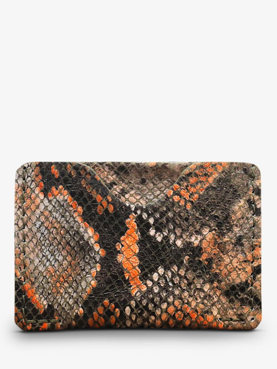 leather-card-holder-orange-front-view-picture-leporte-cartes-gabin-python-orange-paul-marius-3760125337647