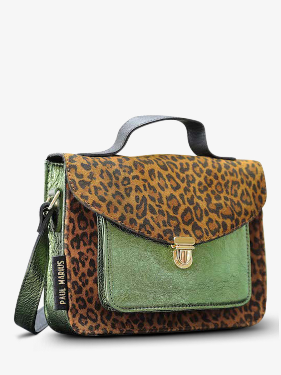 leather-hand-bag-for-woman-brown-green-side-view-picture-mademoiselle-george-leopard-light-brown-metallic-khaki-paul-marius-3760125348667
