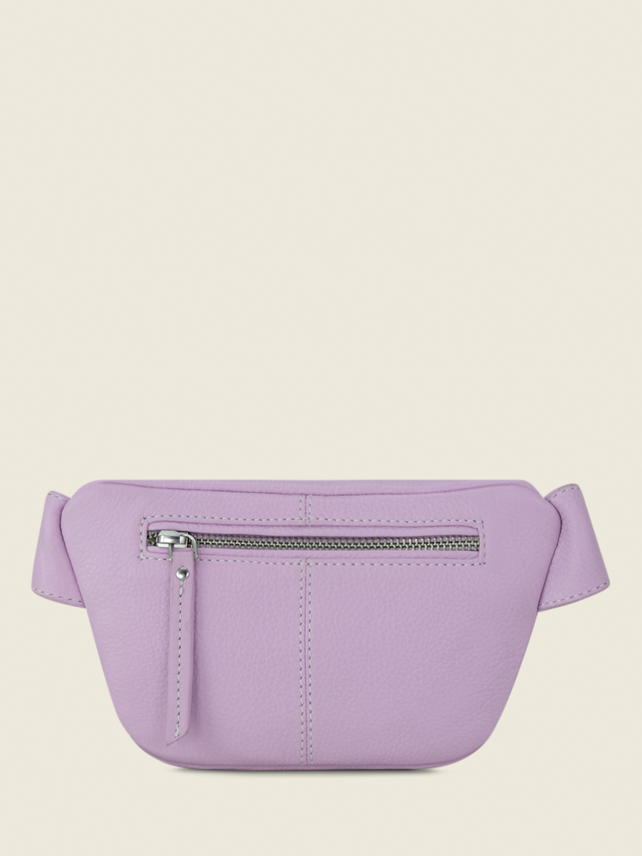 Mini Purple Leather Fanny Pack LaBanane XS Pastel Lilac PAUL MARIUS