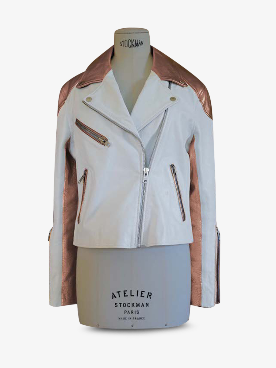 Perfecto leather jacket womens top