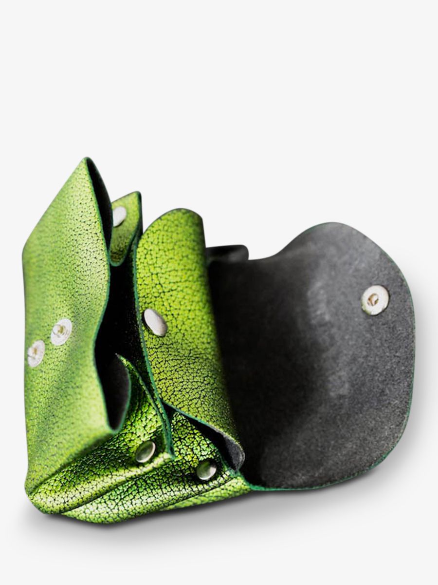 leather purse for woman Green LeGustave Absinthe PAUL MARIUS