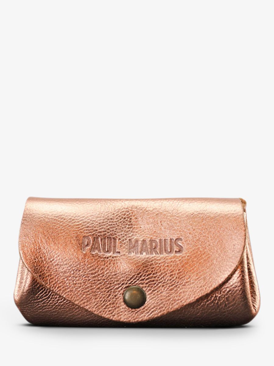 Rose gold 2025 leather purse