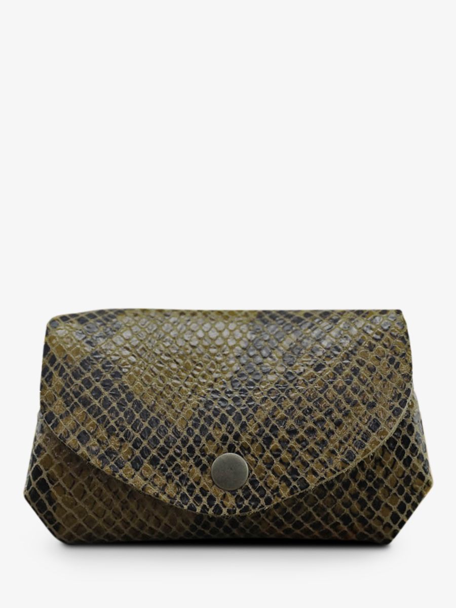 leather-purse-for-woman-khaki-front-view-picture-legustave-python-khaki-paul-marius-3760125337548