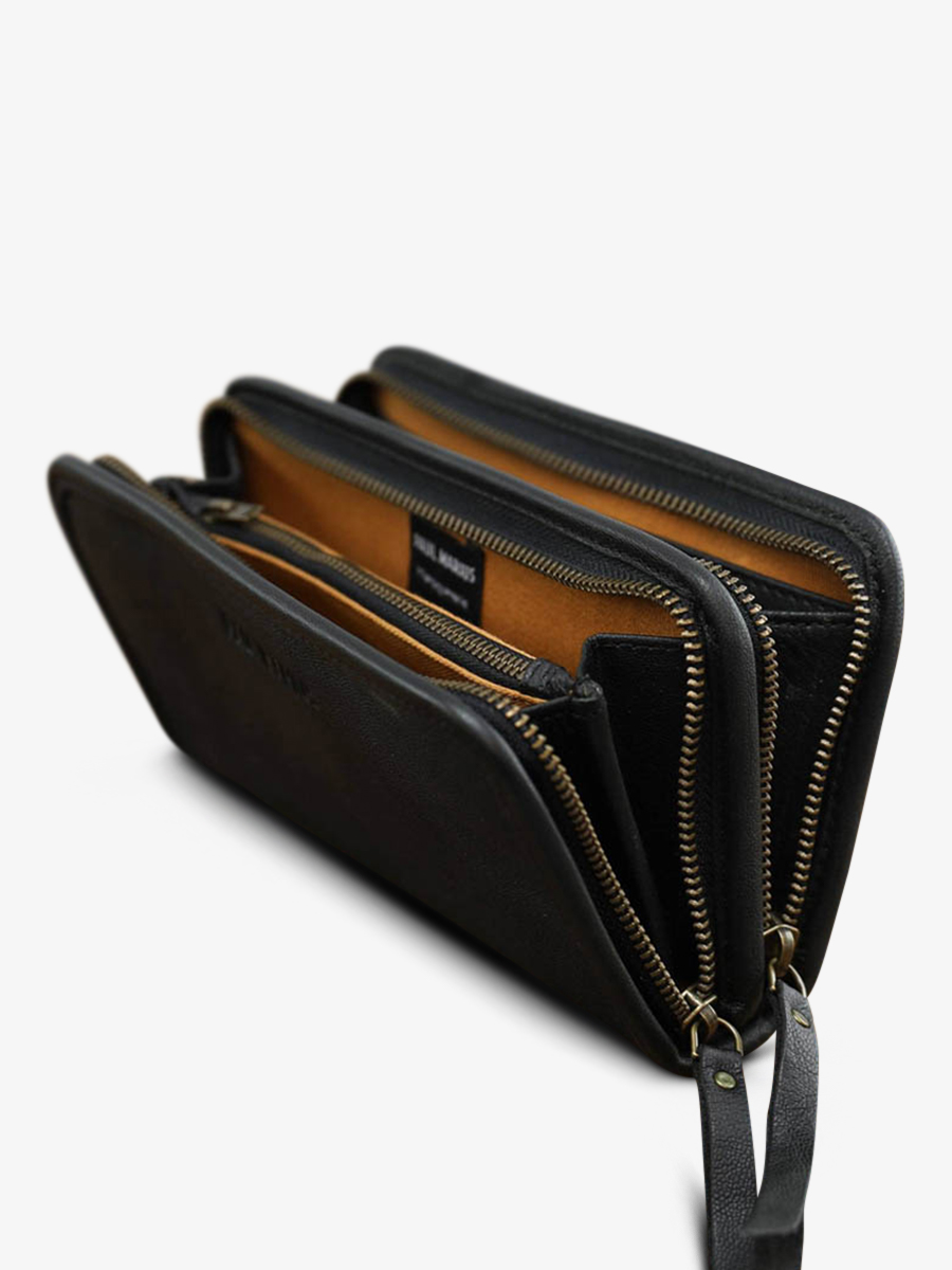 The Cowhide Coin Wallet (Noir)