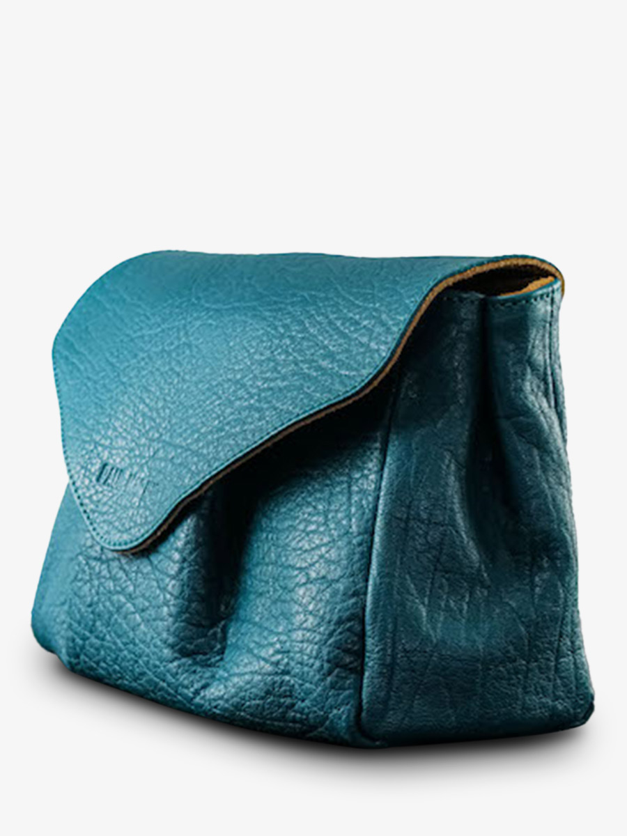 paulmarius leather shoulder bag Blue Suzon M Pool Blue PAUL MARIUS