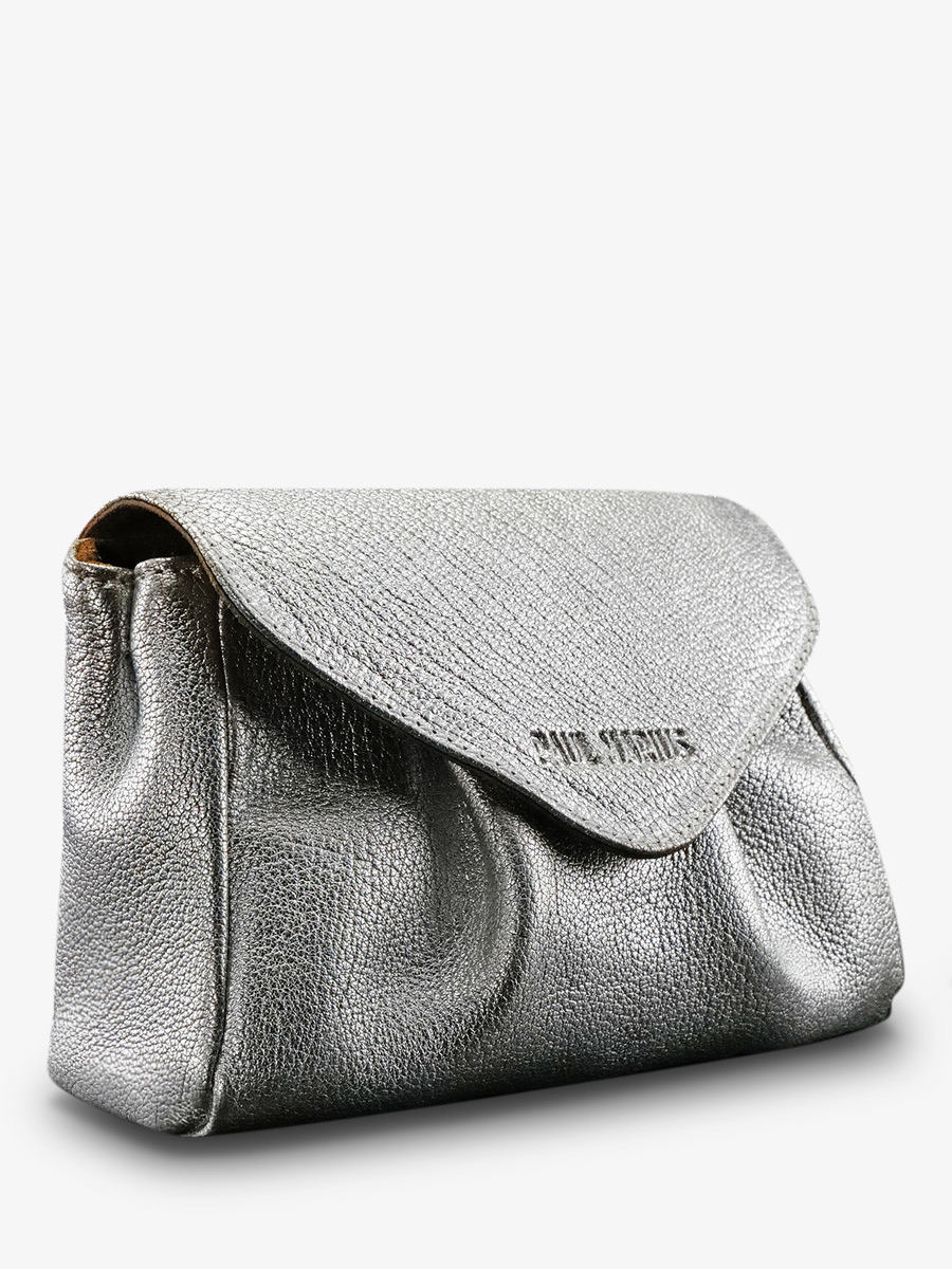 paulmarius-leather-shoulder-bag-for-women-silver-side-view-picture-suzon-s-silver-amber-paul-marius-3760125346564