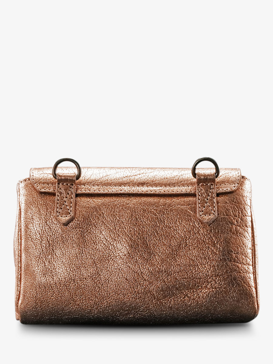 paulmarius leather shoulder bag for women Pink Gold Suzon S Rose Gold PAUL MARIUS