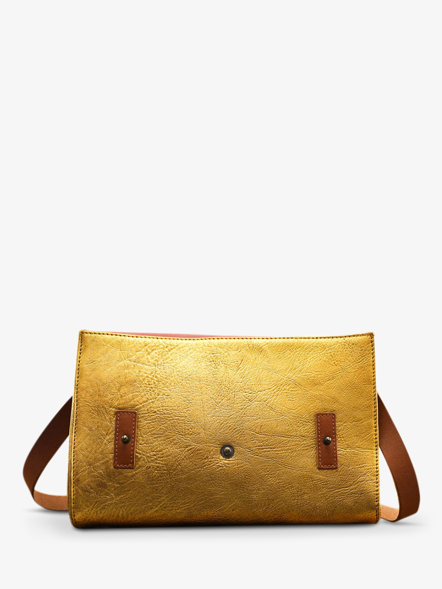 新入荷 woman leather shoulder L'Indispensable - Pink,Gold bag バッグ