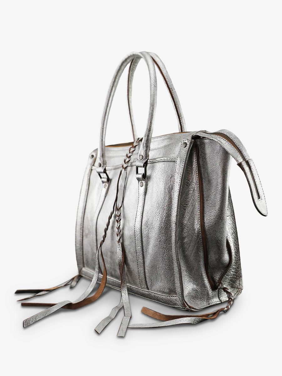 leather-handbag-for-women-silver-side-view-picture-lerive-droite--m-silver-amber-paul-marius-3760125341880
