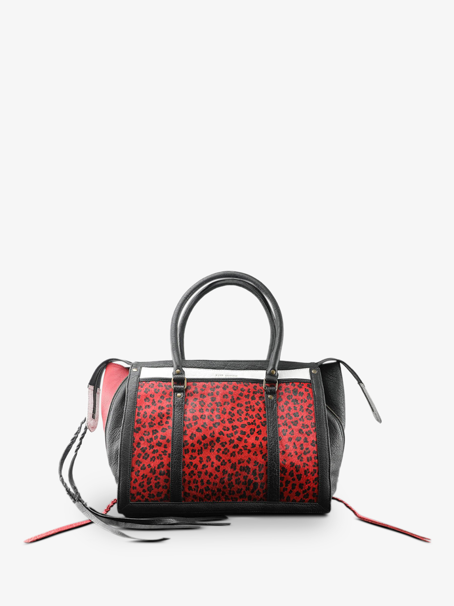 leather-handbag-for-women-multicoloured-black-red-front-view-picture-lerive-droite--m--leopard-black-red-paul-marius-3760125338989