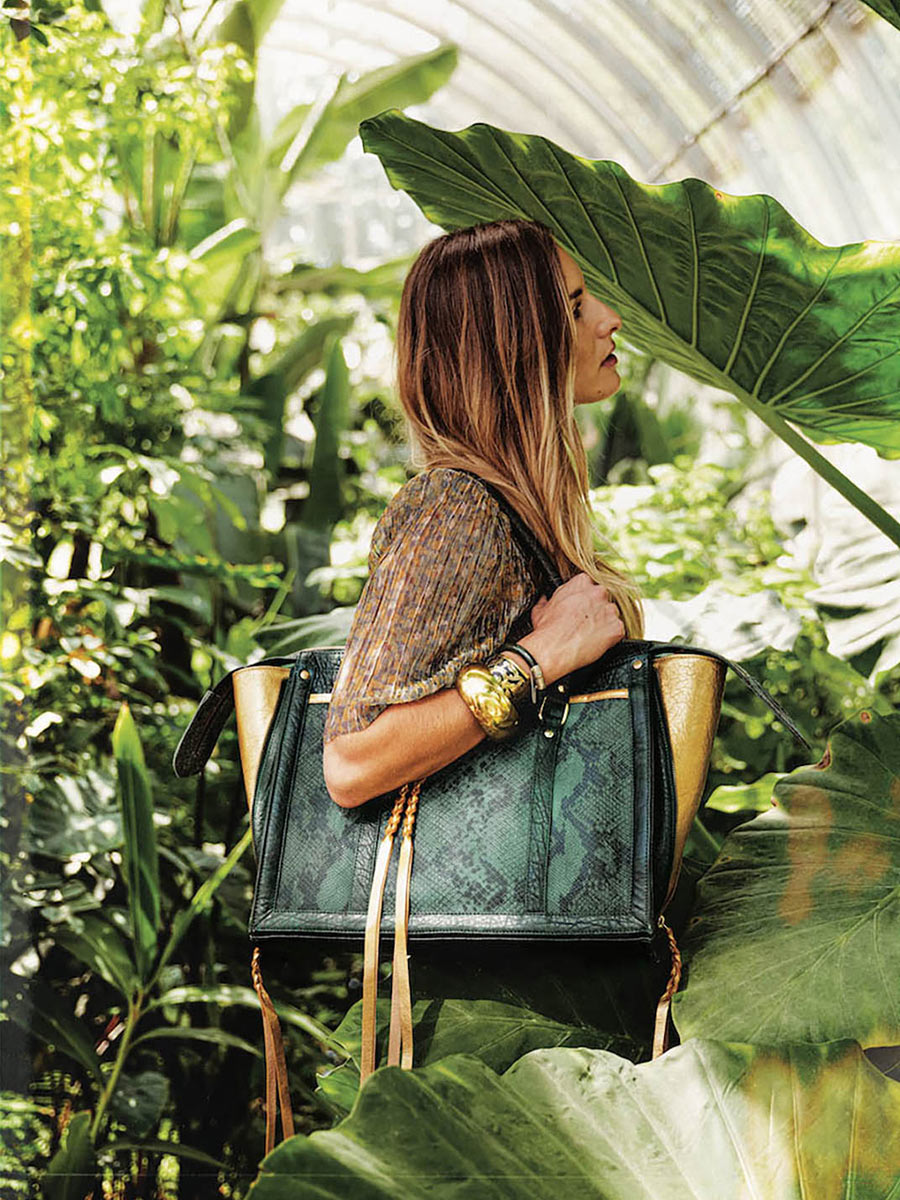 Oasis leather bag discount