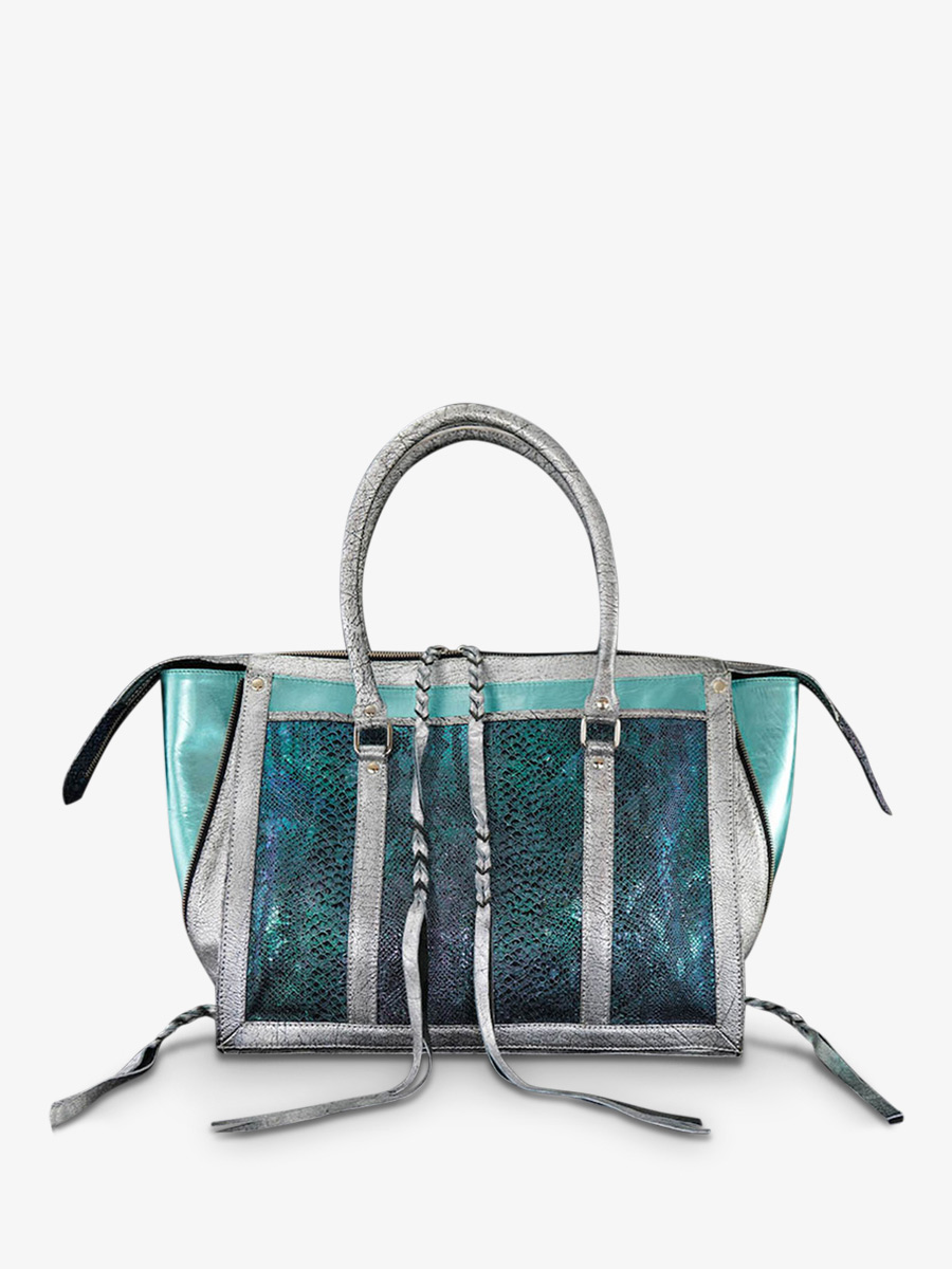 leather-handbag-for-women-blue-white-front-view-picture-lerive-droite--m-chimere-polar-paul-marius-3760125343983