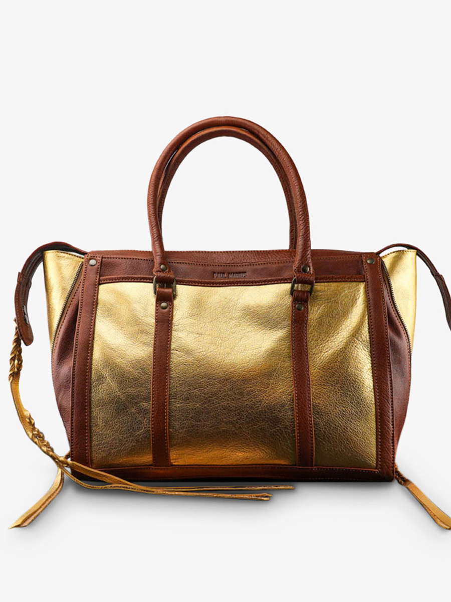leather-hand-bag-for-women-brown-gold-front-view-picture-lerive-droite--l-light-brown-gold-paul-marius-3760125339078