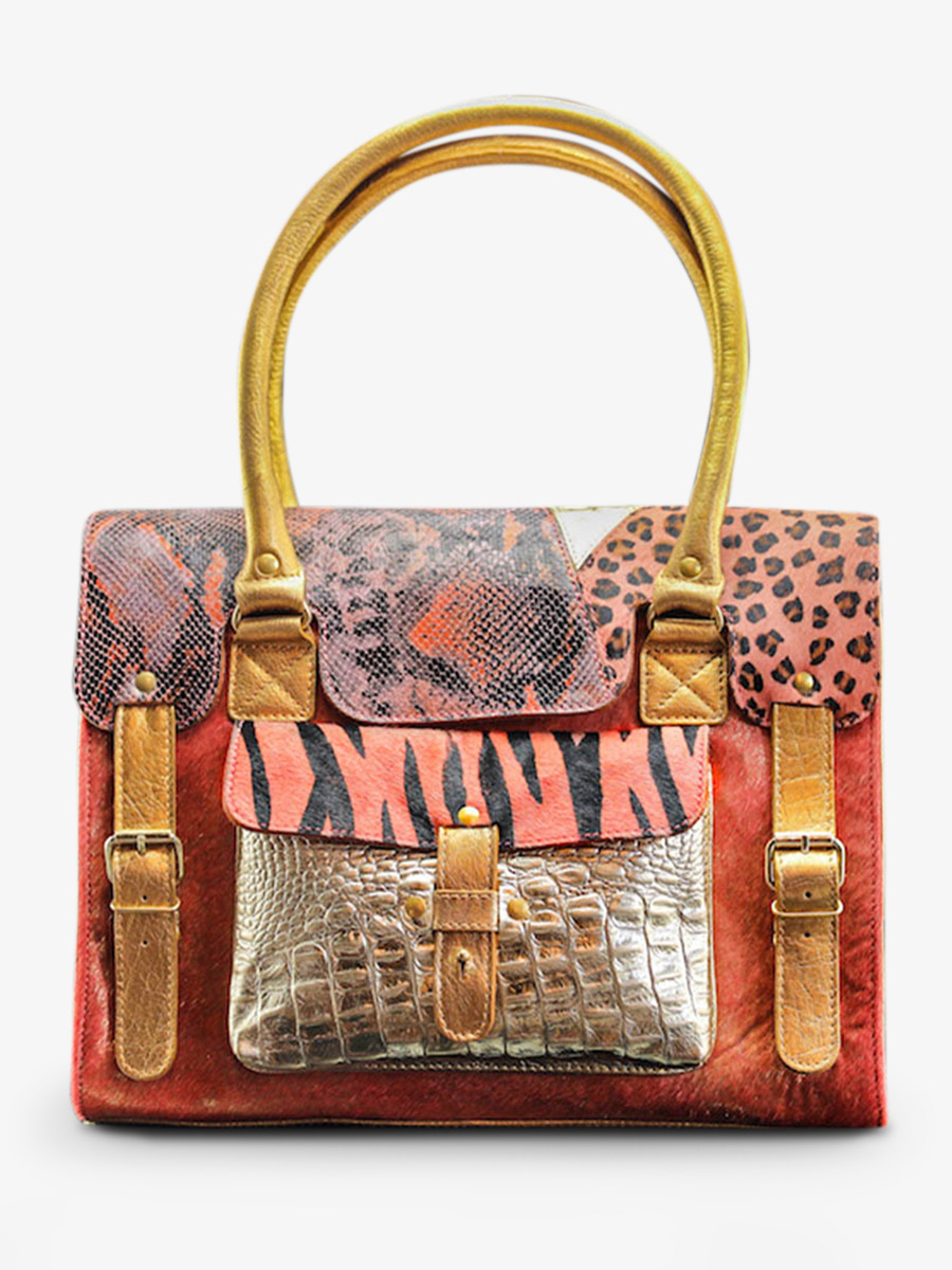 leather-shoulder-bag-for-woman-pink-gold-front-view-picture-lerive-gauche--m-chimere-pink-gold-paul-marius-3760125337036