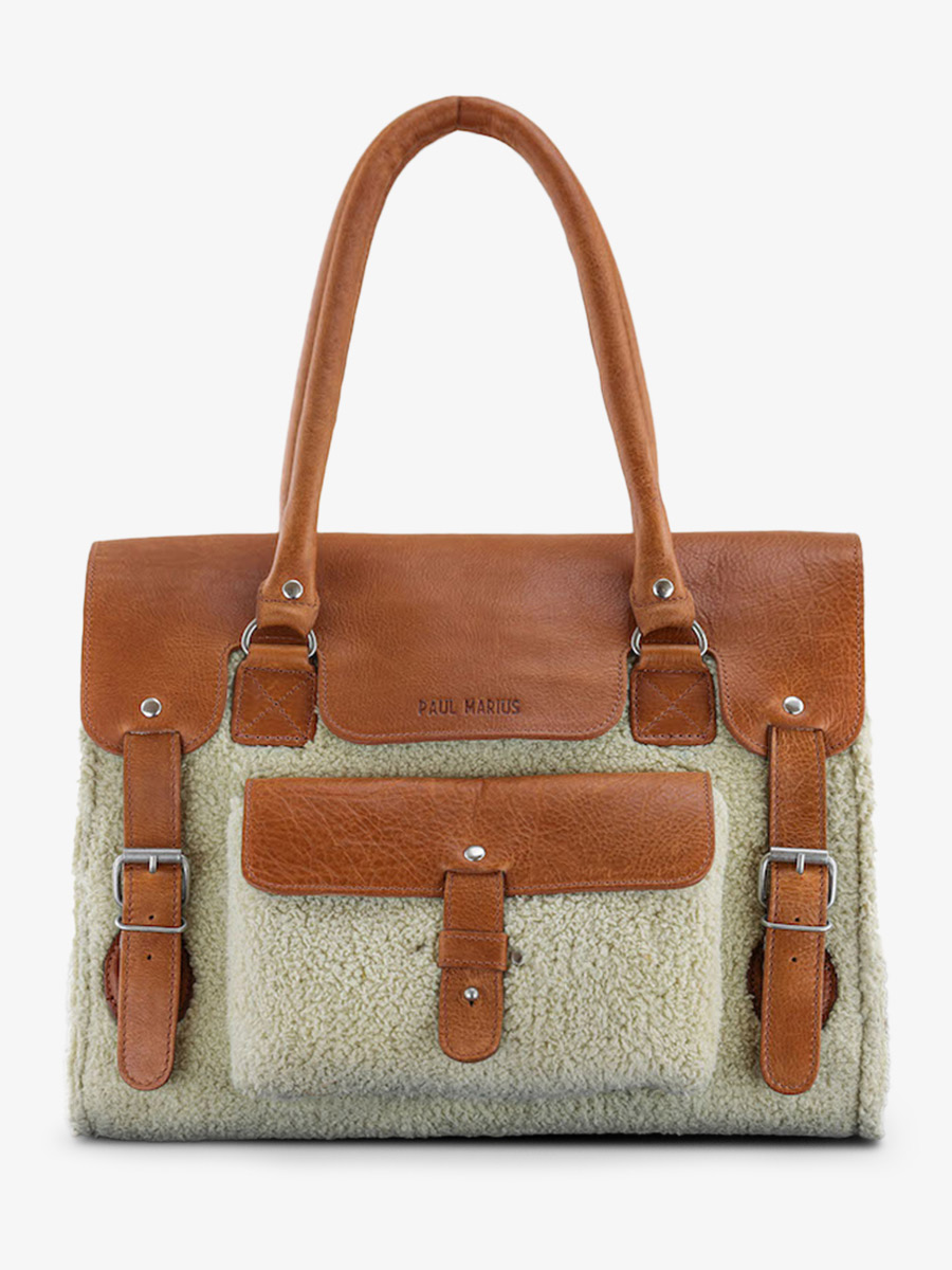 leather-shoulder-bag-for-woman-brown-front-view-picture-lerive-gauche--m-himalaya-oil-light-brown-paul-marius-3760125352350