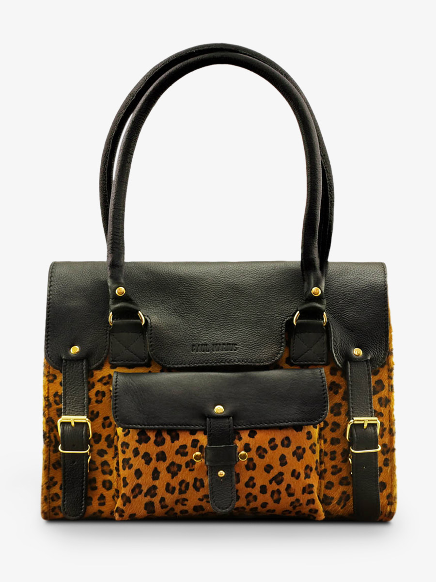 leather-shoulder-bag-for-woman-multicoloured-black-front-view-picture-lerive-gauche--m-blacl-leopard-paul-marius-3760125336831