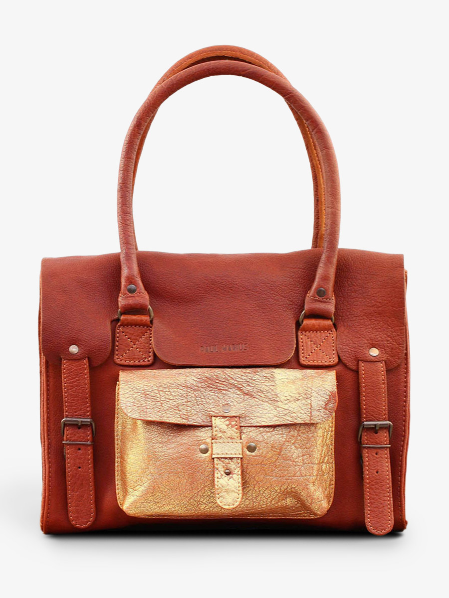 leather-shoulder-bag-for-woman-brown-gold-front-view-picture-lerive-gauche--m-light-brown-gold-paul-marius-3760125332130