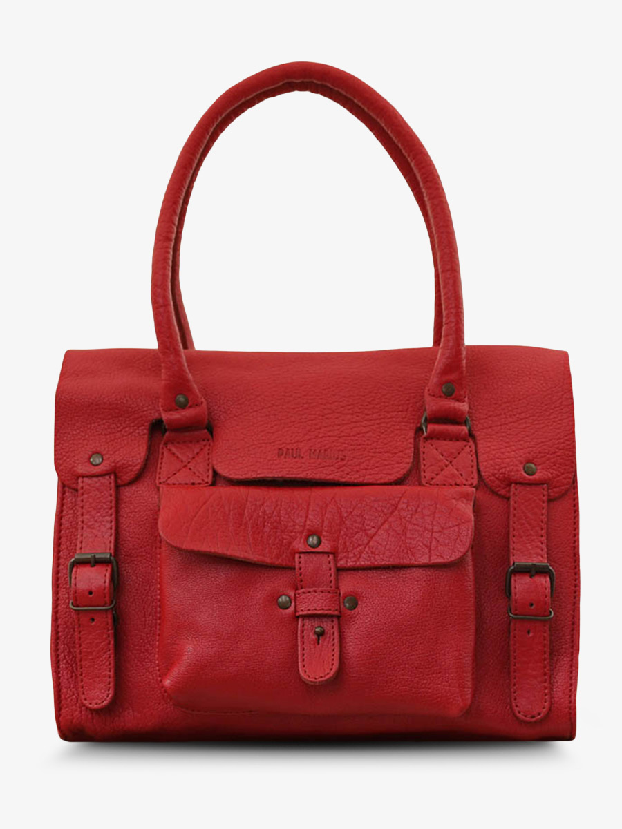 leather-shoulder-bag-for-woman-red-front-view-picture-lerive-gauche--m-carmine-red-paul-marius-3760125333816