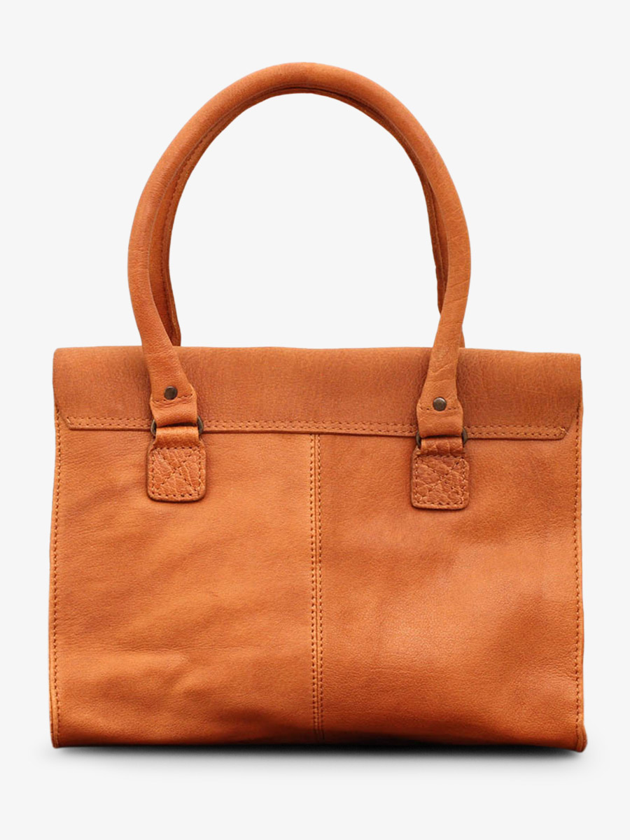 leather shoulder bag for woman Beige LeRive Gauche M Sand PAUL MARIUS